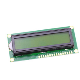 LCD1602 Green Screen LCD (2X16 Characters, WITHOUT IIC/I2C Backplate Adapter)