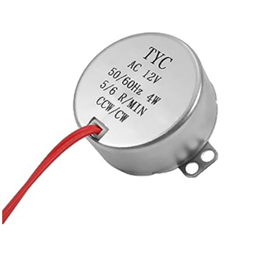 12V AC Synchronous Motor (5-6RPM, 12VAC, TYC)