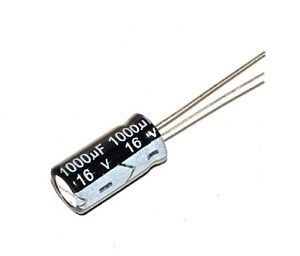 1000 uF 16V Electrolytic Capacitor