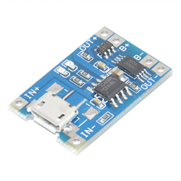 18650 Lithium Battery Charging Module (5V Micro USB 1A)
