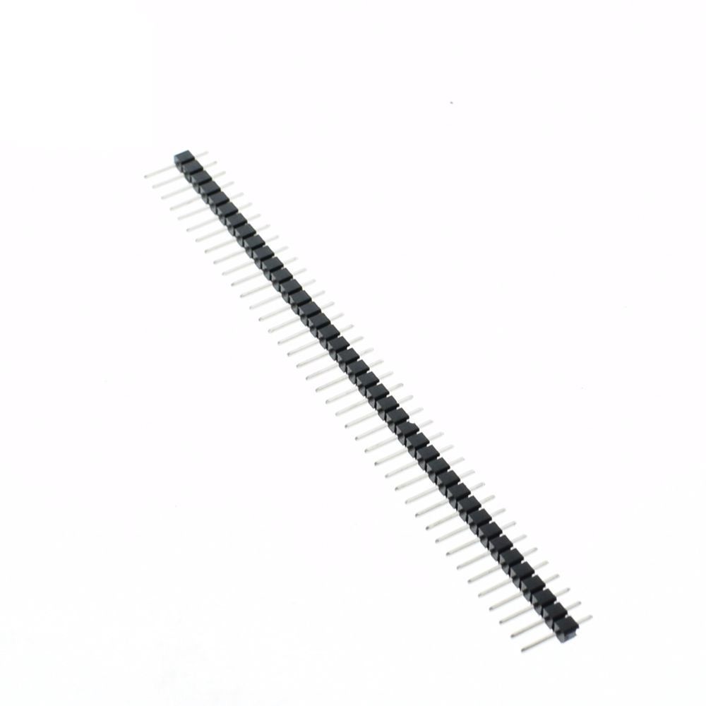Single Row 40 Pin Male 2.54 Breakable Pin Header Connector Strip