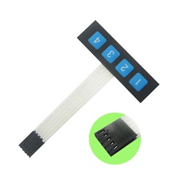 1x4 (4 Key) Matrix Membrane Keypad