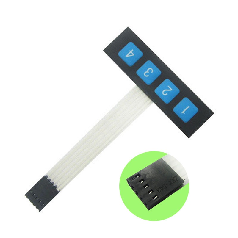 1x4 (4 Key) Matrix Membrane Keypad