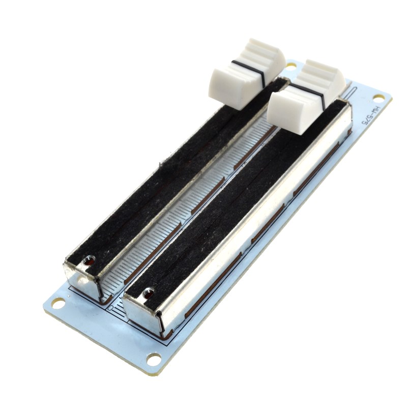 Double 10K Ohm Sliding Row Linear Potentiometer Mixer Module