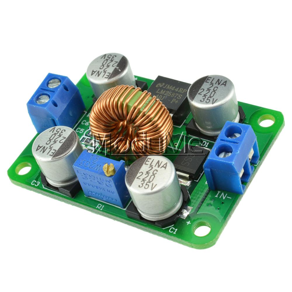 DC-DC 3.5V-30V To 4V-40V Step Up Power Supply Module LM2587 (80W Adjustable 5A Boost Converter Voltage Regulator)