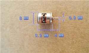 2-Phase 4-Line Super Mini Stepper Motor with Output Gear Shaft (JSDJ2P4W895G)