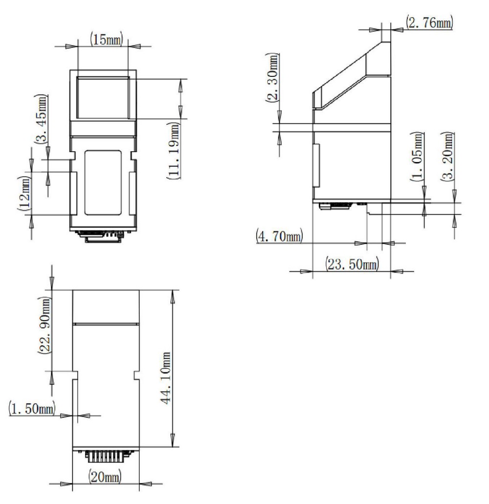R307 Optical Fingerprint Reader Module