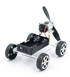 Mini Wind Powered DIY Toy Car Kit for Children/Education 
