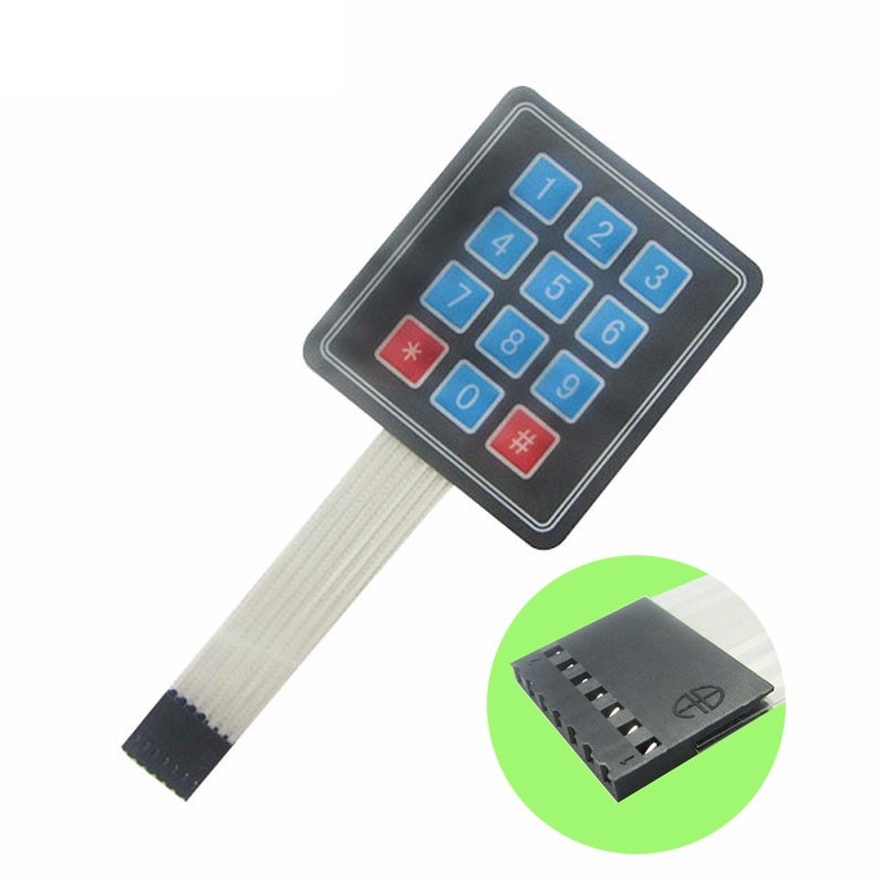 4x3 Matrix (12 Key) Membrane Keypad