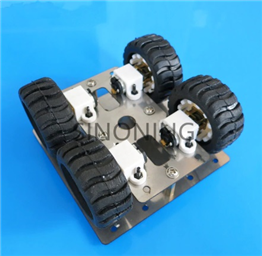 Stainless Steel 4WD Robot Car Chassis