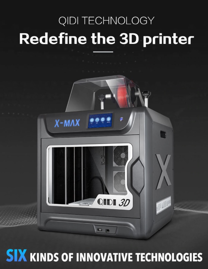 QiDi X-Max 3D Printer (Industrial-Quality Carbon Fibre Printer)