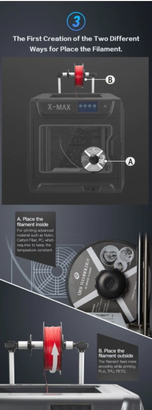 QiDi X-Max 3D Printer (Industrial-Quality Carbon Fibre Printer)