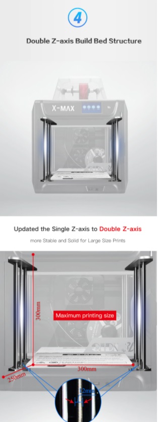 QiDi X-Max 3D Printer (Industrial-Quality Carbon Fibre Printer)