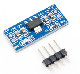 LM1117/AMS1117 3.3V DC-DC Step down Power Supply Module (4.5-7 VIn, 3.3 VOut)