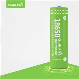 18650 Li-Ion Rechargeable Battery (3.7V, 2200mAh, Qulit Fire)