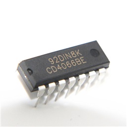 CD4066BE (Analogue Switch, Quad Channel, SPST, 4 Channels, 240 ohm, 3V to 18V)
