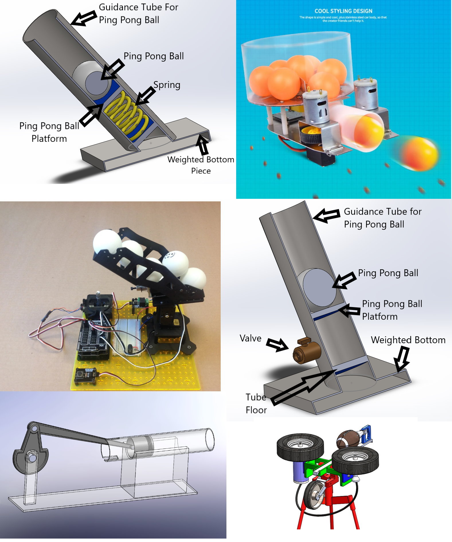 Examples of Ping Pong Ball Launchers
