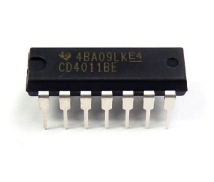 CD4011BE Logic IC (Quad 2-input NAND gate)