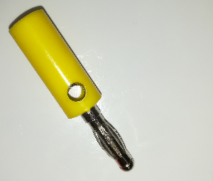 Banana Plug 4mm - Yellow