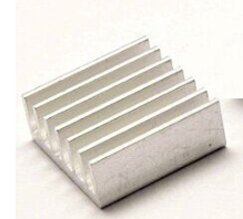 Adhesive Aluminum Heat Sink (14mmL x 14mmW x 5mmH)