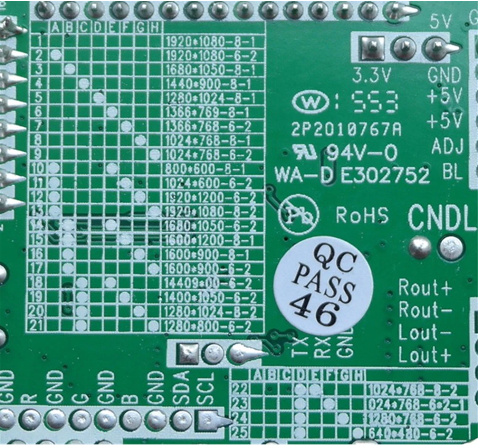 Universal LCD/LVDS Monitor & Screen Driver (5V, MT561-B)