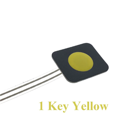 1-Key YELLOW Membrane Button Switch