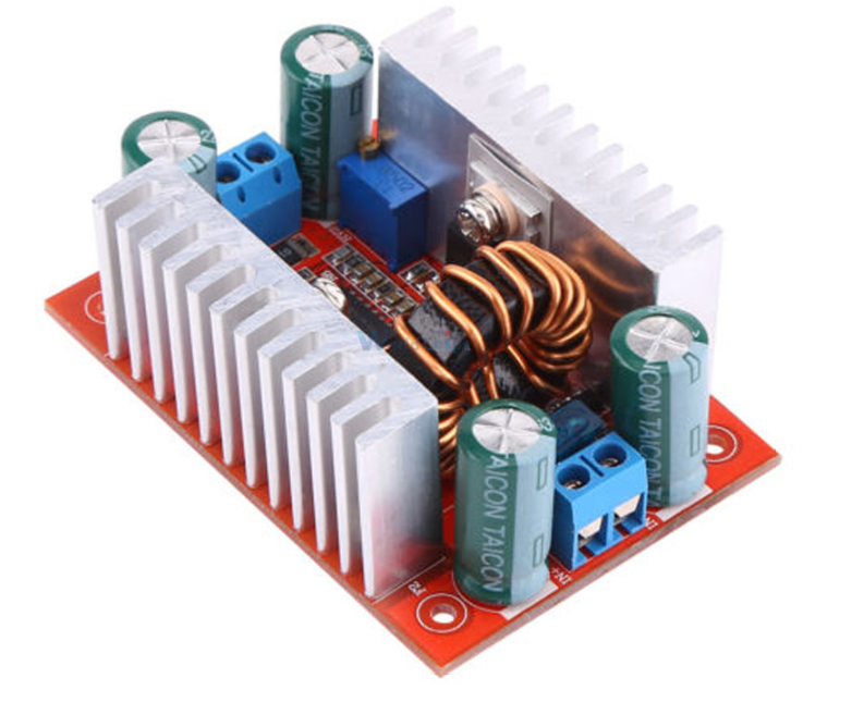 DC 400W 15A Constant Current Power Supply & Step-Up Boost Converter (8.5V-50V to 10V-60V range)
