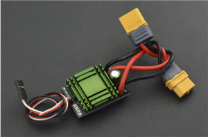 DFRobot 20A Bidirectional Brushed ESC Speed Controller without Brake (XT60 Connector)