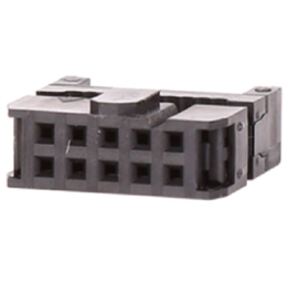 IDC RIBBIN CABLE CONNECTOR DIL 10-WAY SOCKET -  (with Strain Relief)
