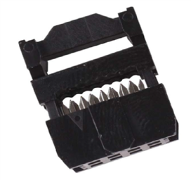 IDC RIBBIN CABLE CONNECTOR DIL 8-WAY SOCKET -  (with Strain Relief)