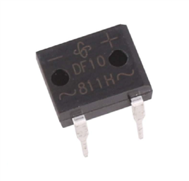 DF10M SINGLE DIODE BRIDGE RECTIFIER  (1000V, 1A)