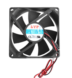12V 2-Pin Brushless Cooling Fan (80x80x25mm)