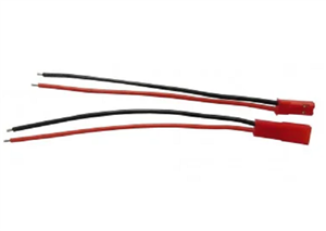 JST RCY Connector Pair (100mm, Male/Female, BEC)