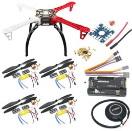 Arducopter F450 DIY Drone Quadcopter Kit (Arducopter, Frame, Motors, ESC Blades and GPS)